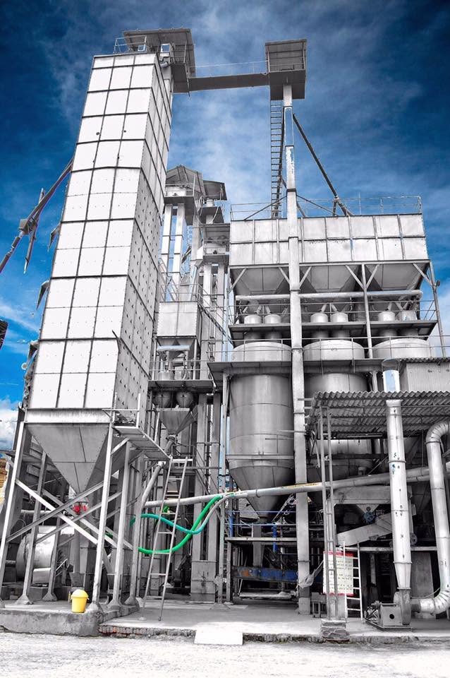 The milling plant at Ferozepur Cantt &mdash; dryer tower, cyclones and process silos