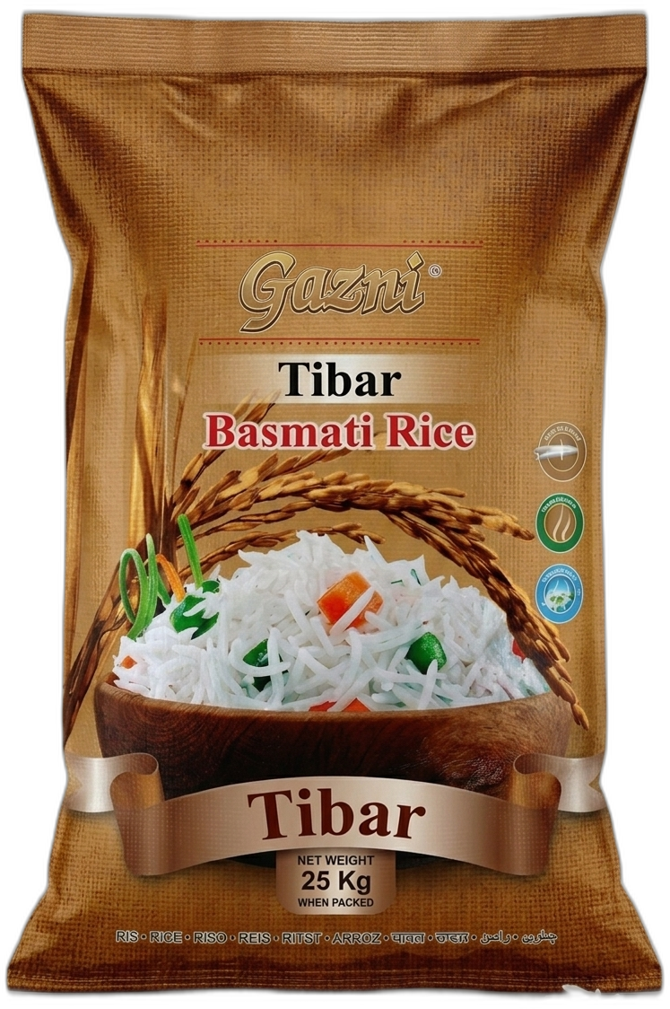 Gazni Tibar Basmati rice pack