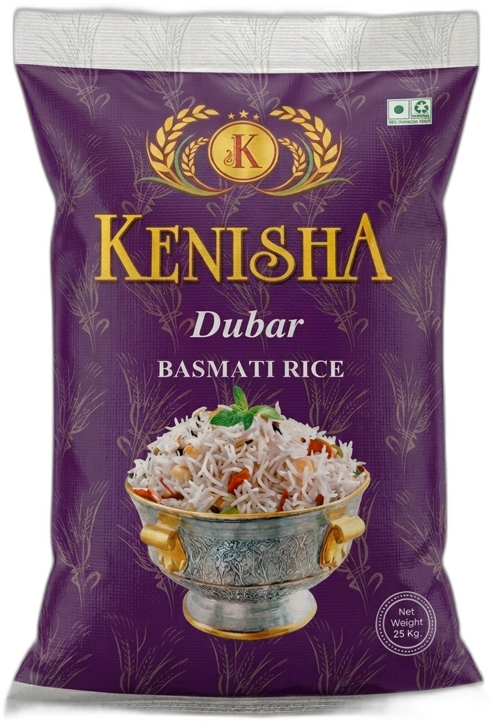 Kenisha Dubar Basmati rice pack